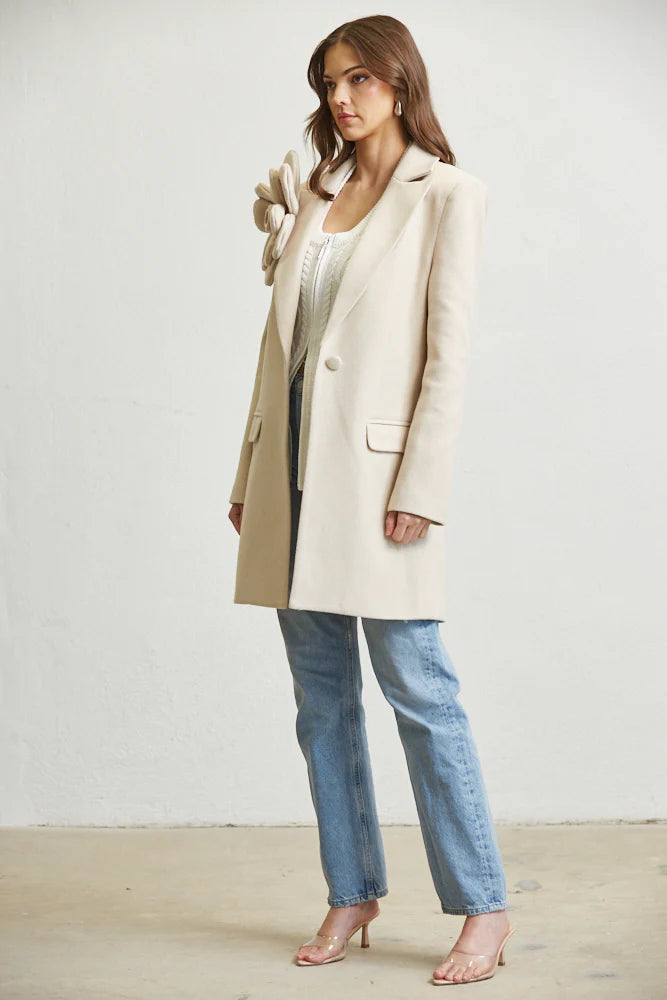 Women's Mid Length Coat by Rose Paulino