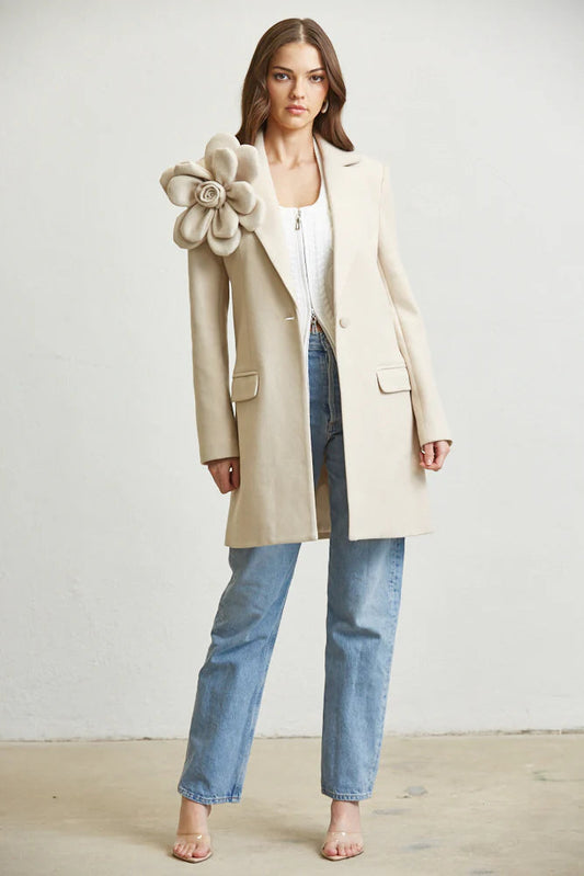 Women's Mid Length Coat by Rose Paulino