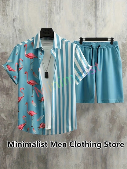 Vacay Travel men beach shorts set