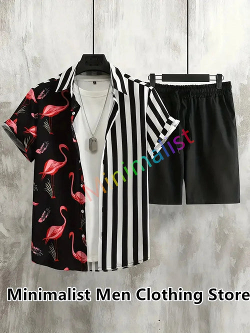 Vacay Travel men beach shorts set