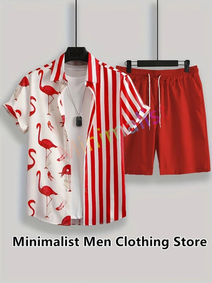 Vacay Travel men beach shorts set